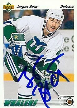 Jergus Baca autographed Hockey Card (Hartford Whalers) 1991 Upper Deck #425 - Image 1 of 1