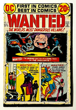 WANTED: The Most Dangerous Villains #3 - DC 1972 - Dr Fate - Hawkman - Vigilante