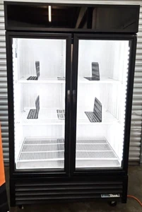 2019 TRUE GDM-43-HC-TSL01 Glass 2 Door Merchandiser Commercial Refrigerator - Picture 1 of 9