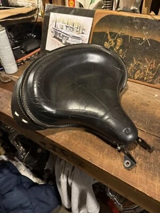 Vintage Harley Davidson FXRP Police Solo Seat Spring Seat FXR FXRT - Picture 1 of 24