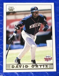 1999 Pacific Crown Collection #164 DAVID ORTIZ Twins HOF - Picture 1 of 2
