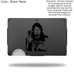 Custom ROMAN REIGNS Laser Engraved Wallet - Pick A Wallet Color - Picture 1 of 9