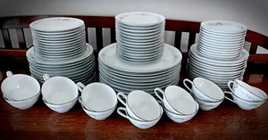 Beautiful Mid Century Noritake Roseberry China Set - Service For 12 - 86 Pcs - Picture 1 of 11