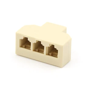 1PC RJ11 Splitter 3 Way Adapter 1 M to 3 F RJ-11 6P4C Phone Jack Splitter N*cx - Picture 1 of 6