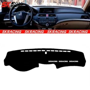 Fit For 2008-2012 Honda Accord DASH COVER MAT DASHMAT DASHBOARD PAD BLACK - Foto 1 di 7