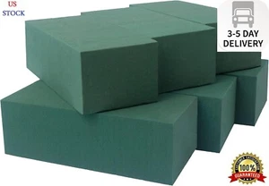 Pack of 6 Dry and Wet Floral Foam Blocks for Fresh and Artificial Flowers, Each - Picture 1 of 7
