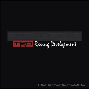 TRD Racing Development Decal Sticker Toyota New 2 colors Pair - Bild 1 von 11
