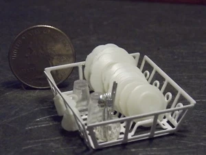 Dollhouse Miniature Kitchen Sink Dish Drain 1:12 1 inch scale D81 Dollys Gallery - Picture 1 of 1