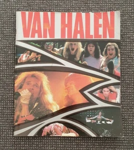 🔶️RARE VAN HALEN MAGAZINE TOUR PROGRAMME PROGRAM DAVID LEE ROTH 1980s ROCK - Picture 1 of 7