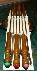 *NEU* OVP Fonduegabeln Slow Food Cooking Edelstahl Edelholzgriffe von RUSTIKAL - Bild 1 von 4