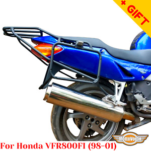 For Honda VFR 800 Luggage rack system Interceptor 800 Side carrier 98-01, Bonus