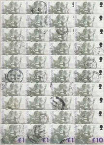 GB EII 1993 Britannia £10 high value sg1658 granite paper - multiple listing - Picture 1 of 19