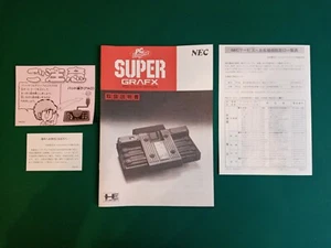 6 X Super grafx Supergrafx SGX nec manual instructions repro - Imagen 1 de 5