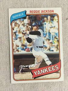 1980 Topps #600 - Reggie Jackson - Yankees (EX) - Bild 1 von 2