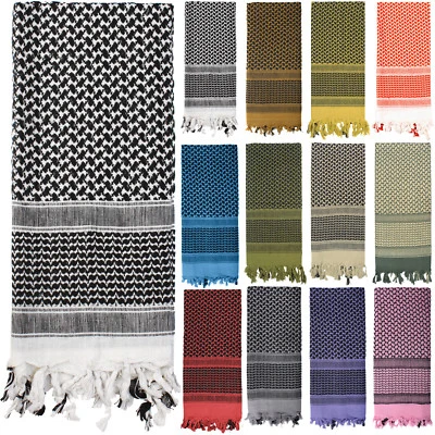 Rothco Ligero Shemagh Táctico Desierto Árabe Keffiyeh Cubierta Bufanda Foto 1 de 2