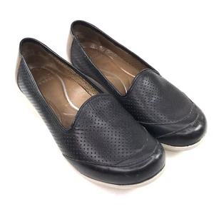 Dansko Womens 37 EU 7 US Black Brown Marjorie Slip On Loafer Shoe - Picture 1 of 10