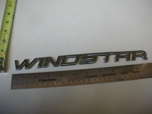 FORD WINDSTAR LETTERS EMBLEM CHROME OEM USED BAGDE - Bild 1 von 1