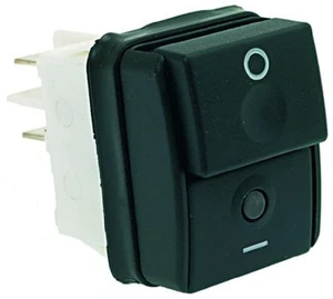 INTERRUPTOR BIPOLAR MAZZER NEGRO 16A 120v- 250V - Imagen 1 de 1
