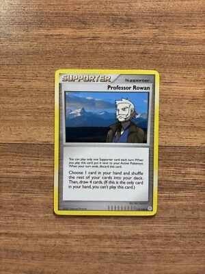 2007 Pokémon Card Diamond&pearl  Series 1 Supporter Professor Rowan 112/130 - Image 1 of 2