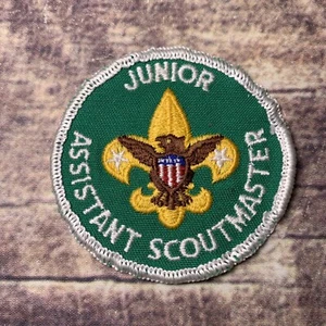 "Parche de posición Boy Scout BSA verde vintage 3" asistente scout junior - Imagen 1 de 3