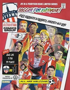 ATLETICO OTTAWA - FORGE FC HAMILTON 26.8.2023 CPL SEASON SOCCER FOOTBALL PROGRAM - Picture 1 of 1
