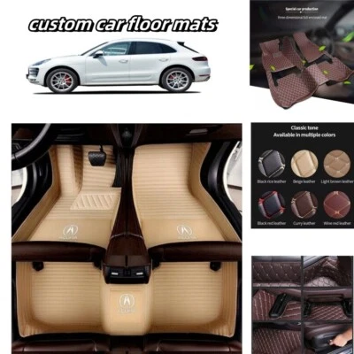 For Acura All Models Car Floor Mats Luxury Custom Waterproof Carpets Cargo Mats - Image 1 of 4