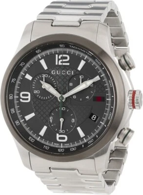 Gucci Men's G-Timeless Gray Dial Chronograph Watch - YA126238 ($1190 MSRP) - Image 1 of 4