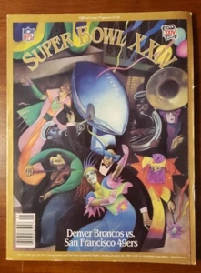 1990 Superbowl 24 XXIV NFL Football Gameday Program Broncos vs 49ers Montana HOF - Picture 1 of 7