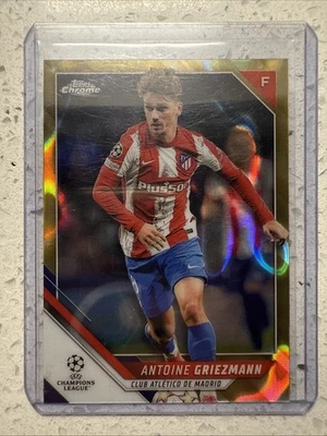 2021-22 Topps Chrome UCL Antoine Griezmann #171 Gold Lava Refractor - Image 1 of 2