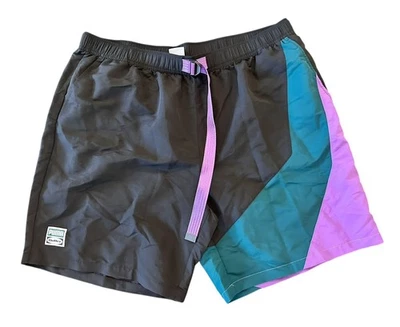 NUEVO Pantalones Cortos Puma X Butter Goods Para Hombres Nylon Negro Púrpura Verde Talla X-Grande XL Foto 1 de 4