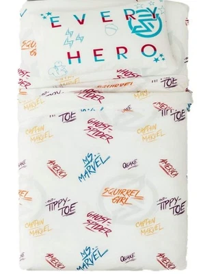 Marvel Rising Secret Warriors Twin Sheet Set Microfiber Super Hero Sheets - Image 1 of 2