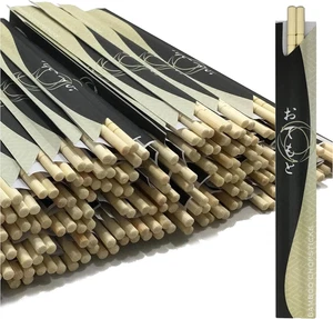 200 round Separated Disposable Chopsticks | Best for Sushi | Bamboo Wooden Chine - Picture 1 of 8