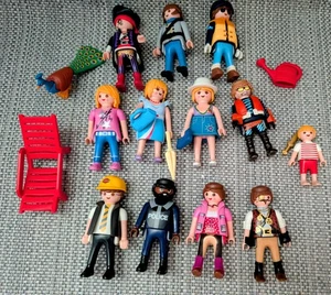 Playmobil People Figure Bundle x 12 Mixed Figures and Accessories Set - Picture 1 of 3