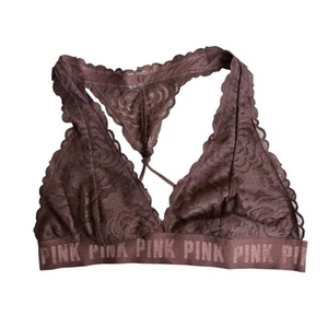 Victoria’s Secret Lace Racerback Bralette Bra Women’s Size Medium - Picture 1 of 6