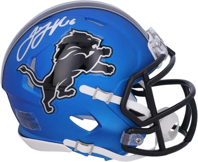 Minicasco de velocidad ALT autografiado por Jared Goff Detroit Lions 2024 Foto 1 de 3