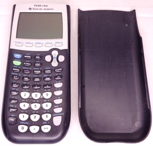 Texas Instruments TI-84 Plus Calcolatrice Grafica con Cover Ottime Condizioni Schermo Trasparente - Foto 1 di 11