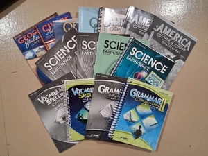 Abeka 8th Grade Homeschool Lot Readers Teacher Keys Activity Books Used ?8 - Picture 1 of 5