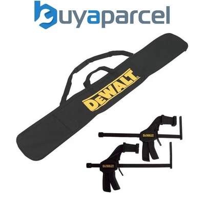 Dewalt DWS5025 Plunge Saw Guide Rail Carry Bag + Pair Guide Rail Clamps DWS5026 - Image 1 of 4