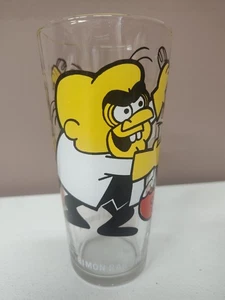 Vintage Simon Bar Sinister Cartoon Pepsi Collector Series Leonardo TTV Glas WL - Bild 1 von 7