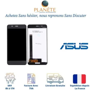 ECRAN LCD ET VITRE TACTILE NOIR POUR ASUS ZENFONE 3 MAX ZC520TL - Photo 1 sur 1