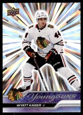 2023-24 Outburst Silver Wyatt Kaiser Rookie Chicago Blackhawks #229