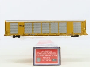 N Scale Scaletrains SXT33743 CSX/CTTX CSX Railway 89' Autorack Car #692515 - Picture 1 of 9