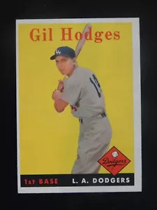 1958 Topps Baseballkarte #162 Gil Hodges (EX-MT/NM) - Bild 1 von 2