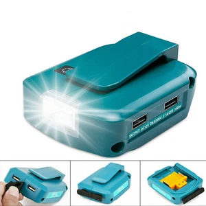USB Akku Ladegerät LED Adapter für Makita 14.4-18V Li-Ion Akku BL1430,LXT,BL1830 - Bild 1 von 4