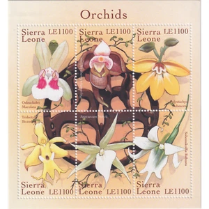 Sierra Leone 2000 Orchids of the World MS - Mint/NH - Picture 1 of 2