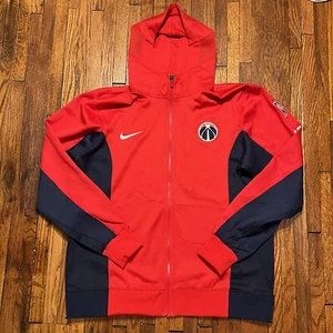 Nike NBA Team Issued Washington Wizards Warmup Jacket Size Large Red Therma Flex - Picture 1 of 8