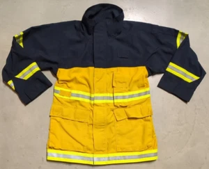 Crew Boss Nomex IIIA FR Wildland Firefighting Coat/Jacke - Blau/Gelb Medium - Bild 1 von 17