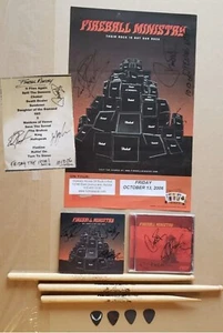 Poster CD FIRMATO Fireball Ministry ottobre 13 '06 Lista scelta stick batteria 11 ITEAMS - Foto 1 di 18