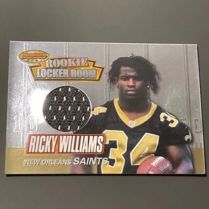 1999 Bowman's Best Rookie Locker Room Jerseys Ricky Williams #RU6 Rookie RC - Bild 1 von 4