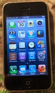 Apple iPhone 3GS 16GB Black (AT&T) A1303 (GSM) Fast Ship Good Used Back Picture - Photo 1 sur 2